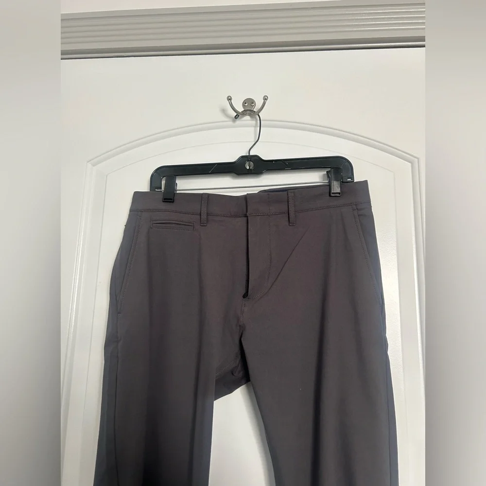 J.Crew 484 Slim Fit Tech Oxford Pants Men‎ 34 x 34 Gray NWT BX185